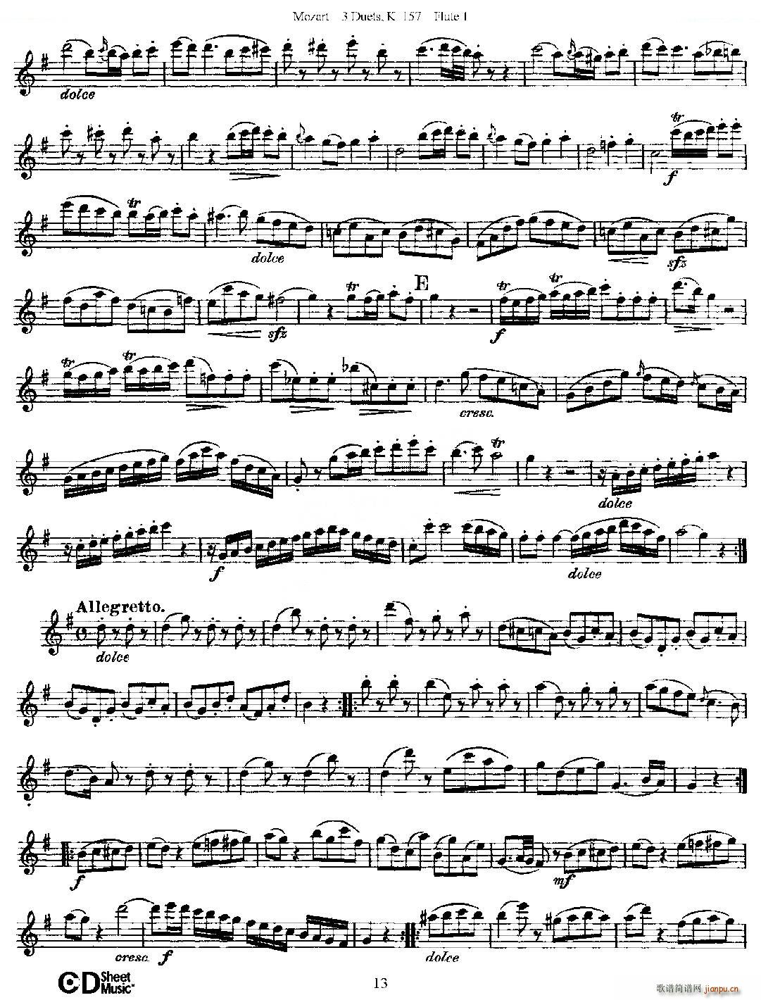 3 Duets K 157 ֮��һ�L(ch��ng)�� ���������� K157̖ �~��(�Ѻ��V)13