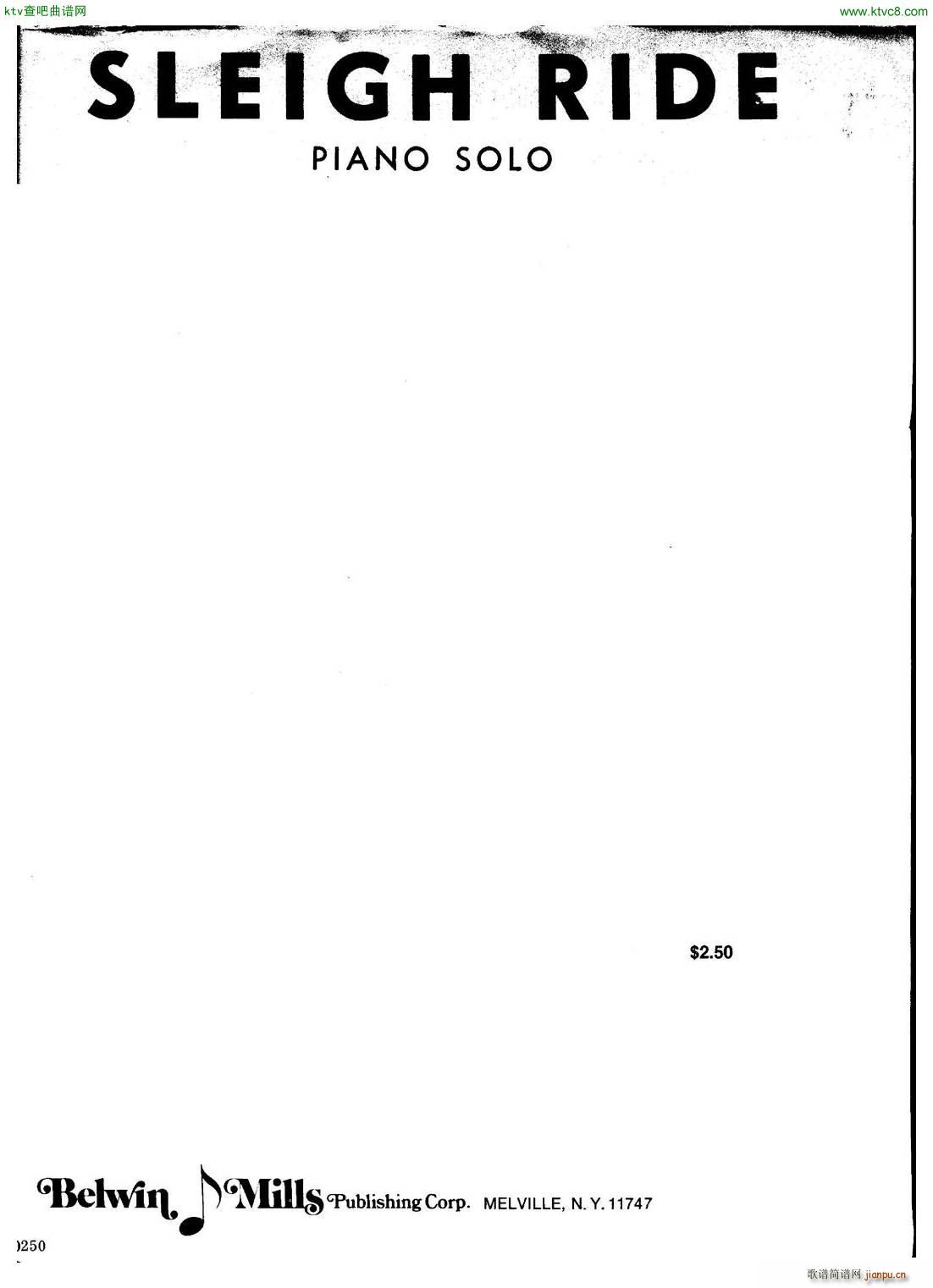 Anderson Sleigh Ride piano solo(����V)1