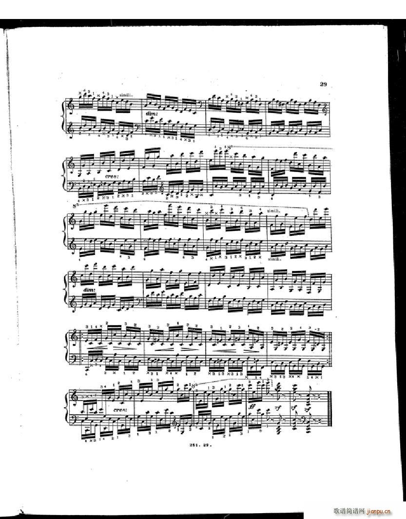 Czerny Etudes de la Velocite(����V)26