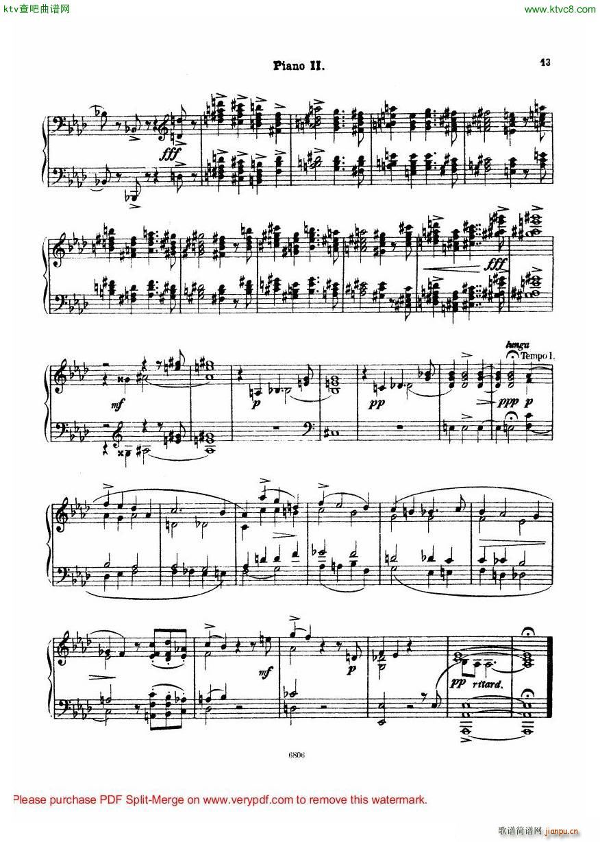 Arensky op 23 Suite No 2 Silhouettes(����V)34