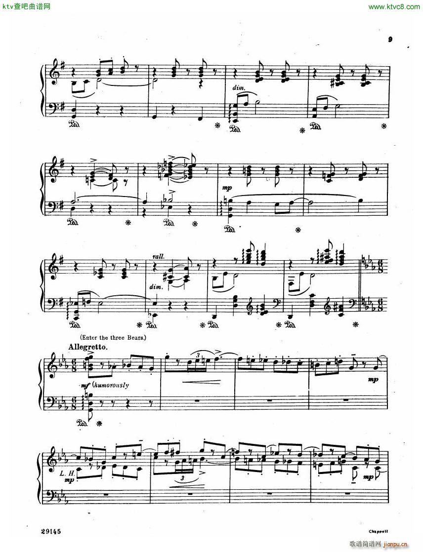 Coates The Three Bears Phantasy(����V)9