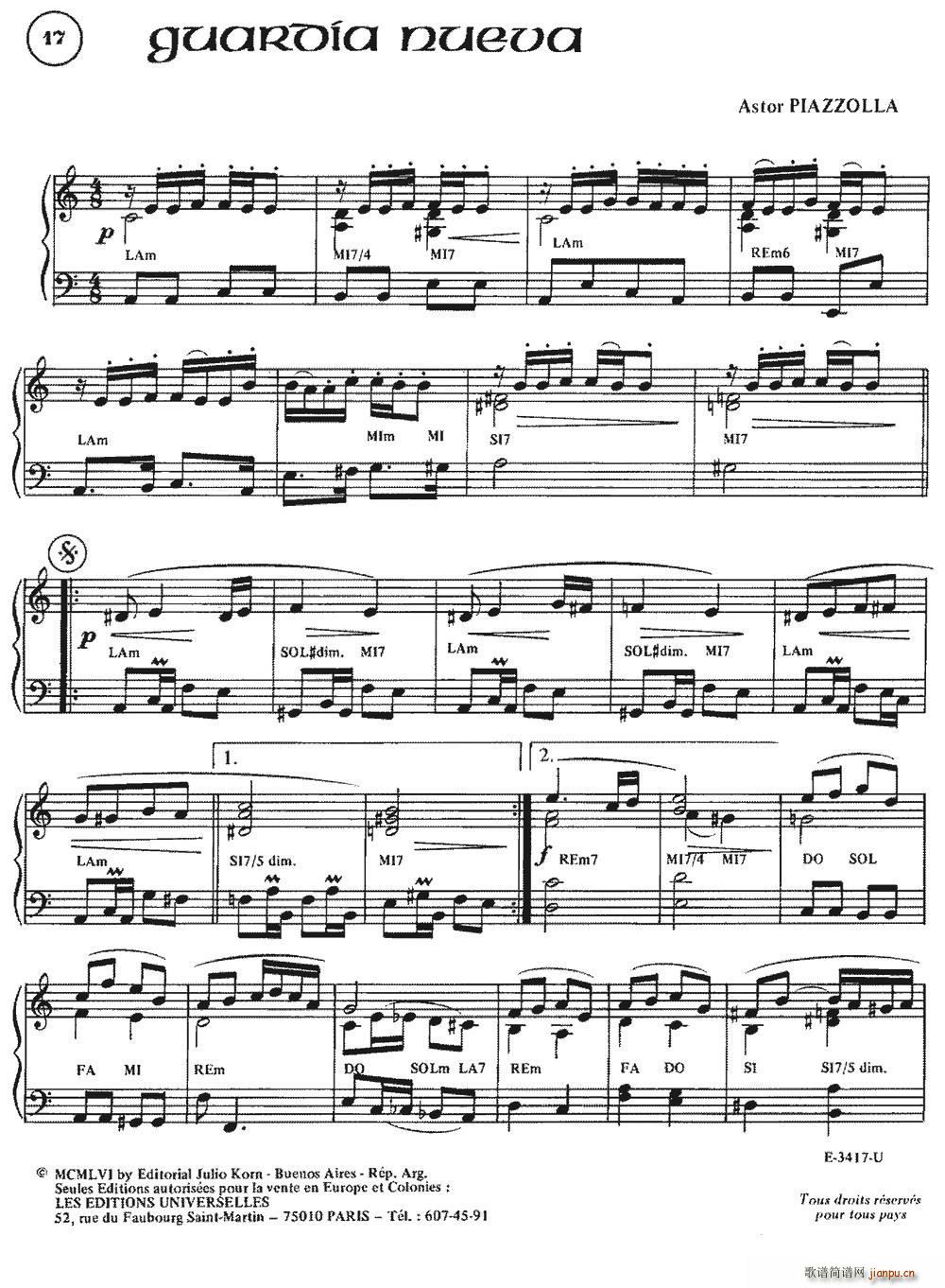 Piazzolla�ϼ� 17 Guardia Nueva(���L(f��ng)���V)1