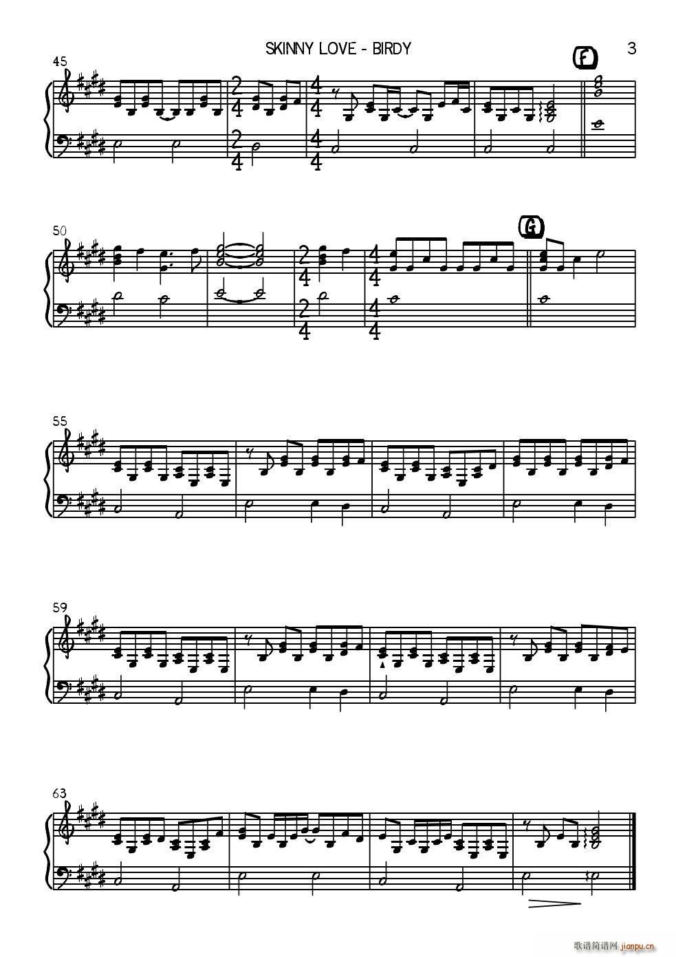 skinny love(����V)3