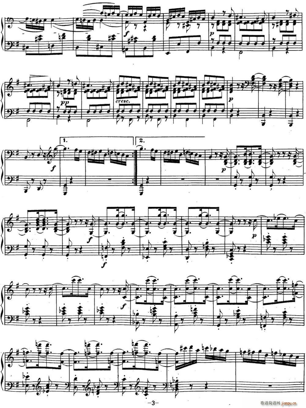 ؐ���������Q��16 G���{ Op 31 No 1 G major(����V)3