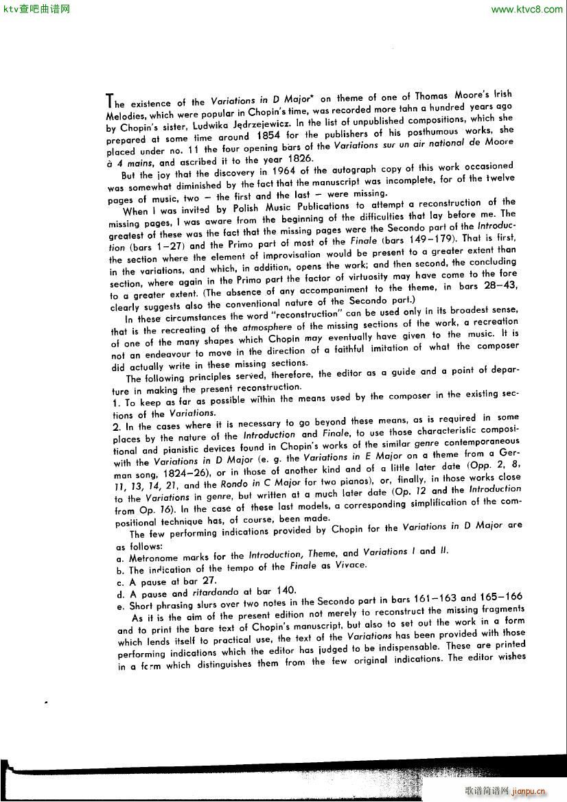 Chopin ekier variations in D(����V)22