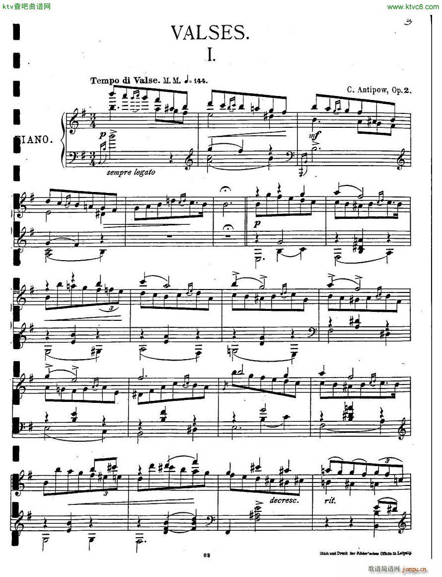 Antipov op 2 Valse(����V)1