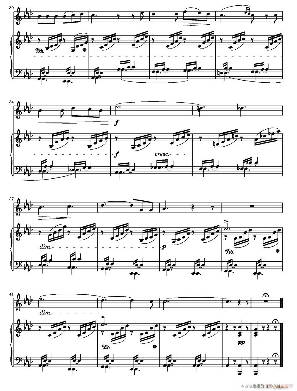 On Wings of Song Op 34 No 2(�Ѻ��V)3