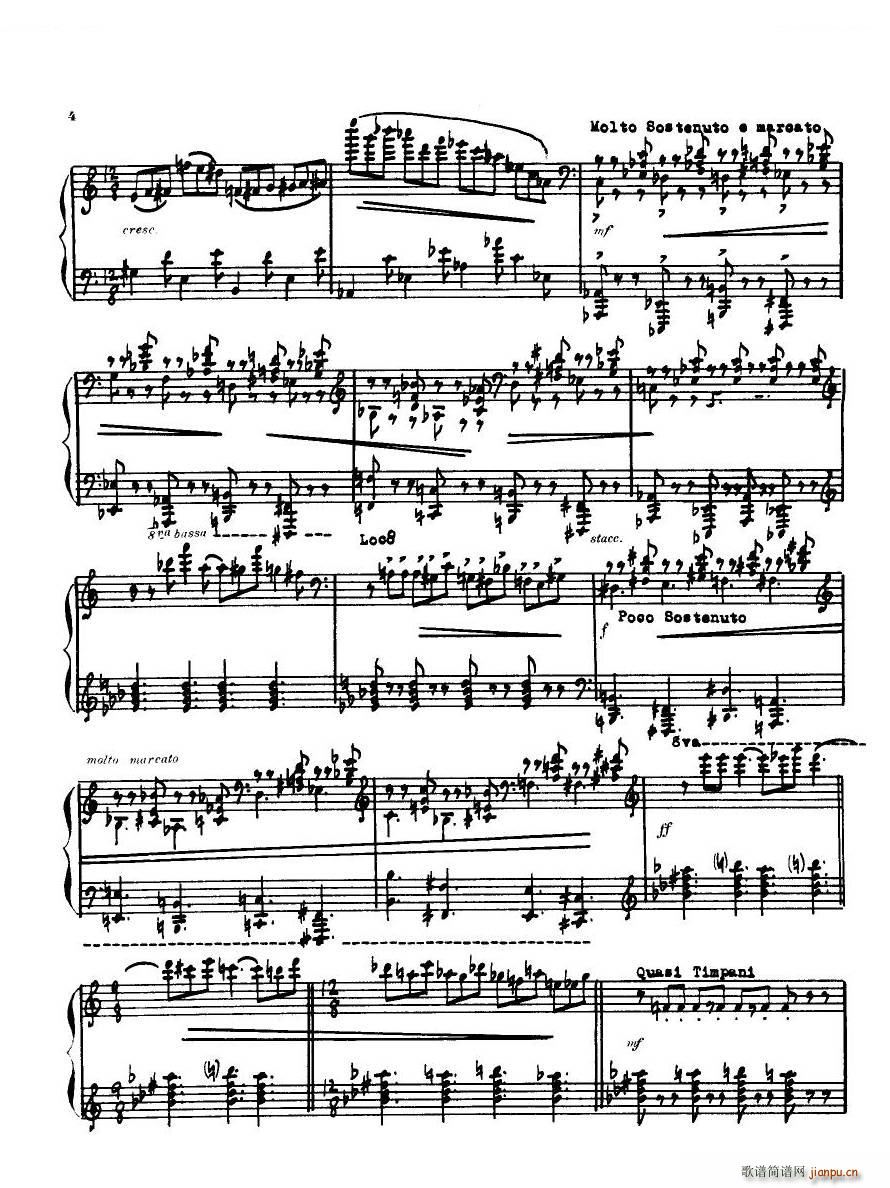 Antheil Piano Sonata No 4 Piano Sonata No 4(ʮ�ּ�����)3