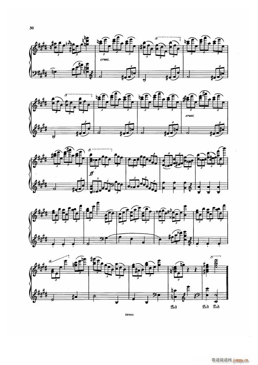 Albeniz op 65 Etudes no 1 7(����V)30