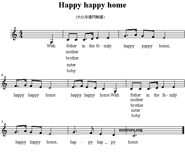 Ӣ�ă�����Happyhappyhome(����)1