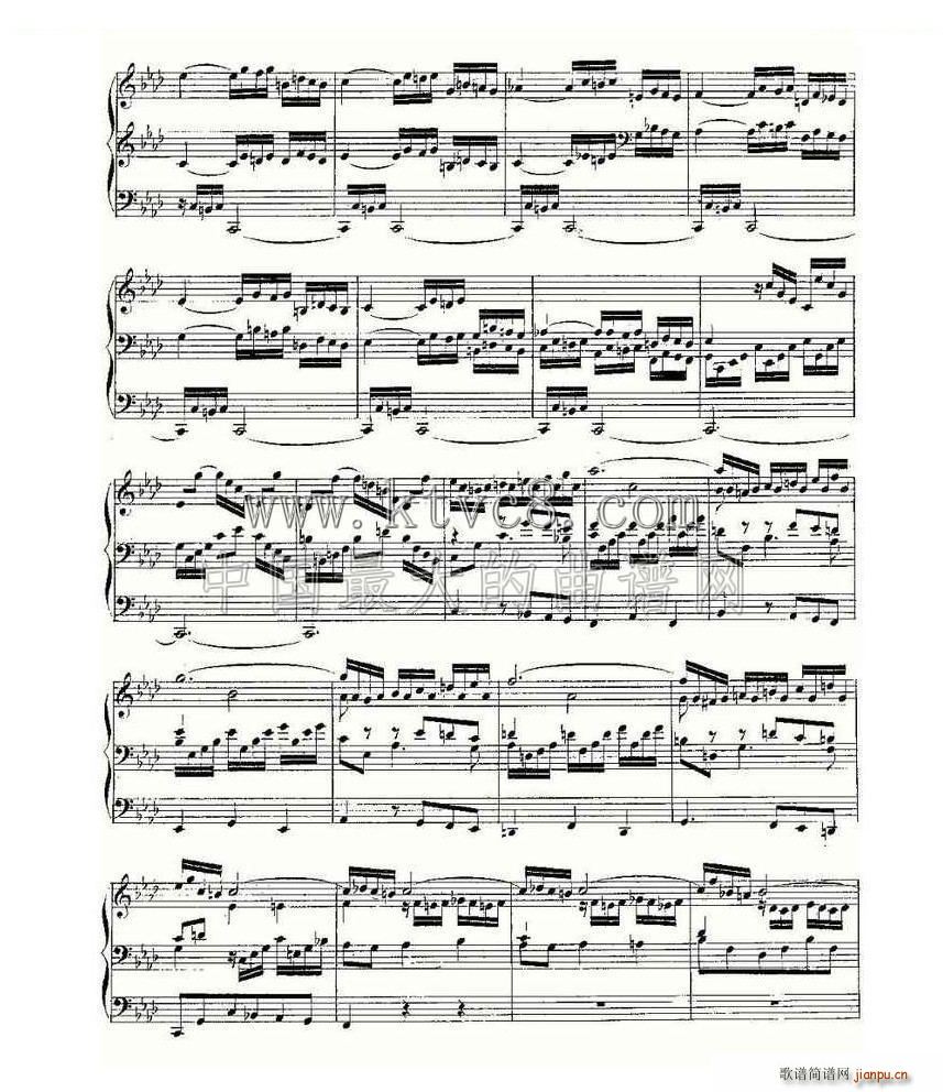 Prelude and Fugue in F Minor BWV 534 ���L(f��ng)���V(ʮ�ּ�����)3