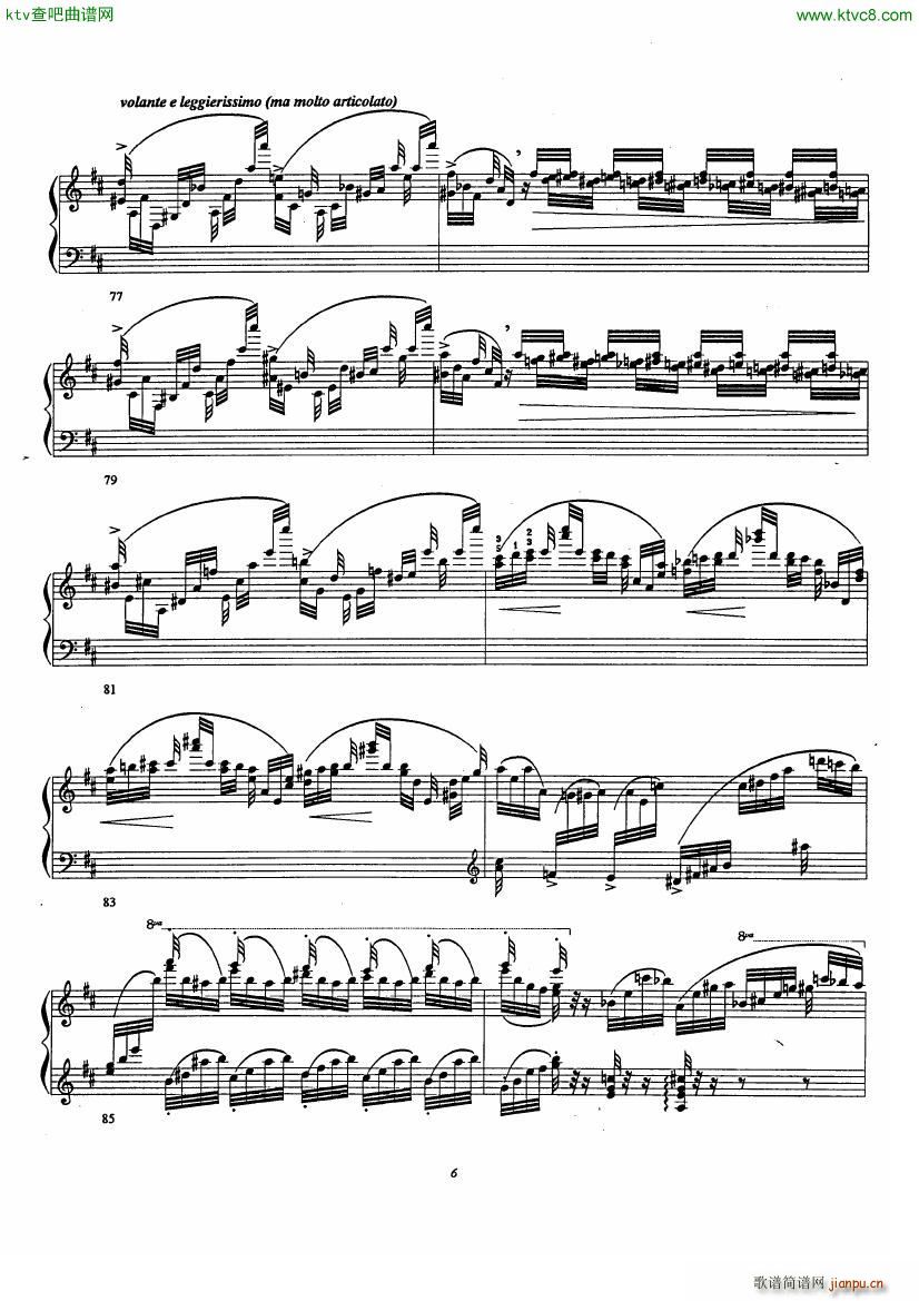 Etude No 3 La Campanella D apr��s Paganini Liszt(����V)6