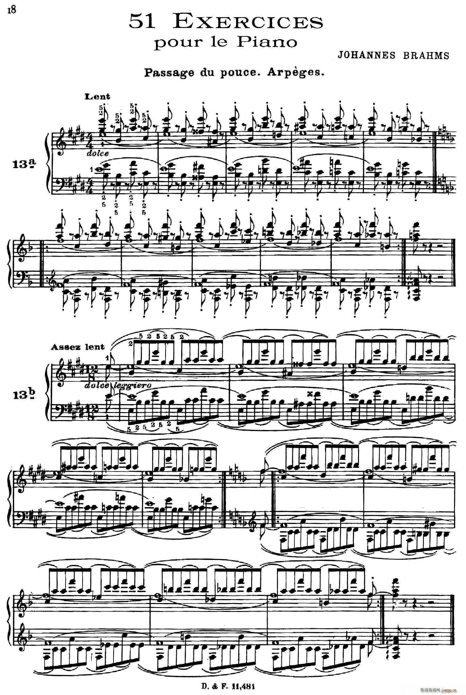 51 Exercises WoO 6 51����پ��� 13 18(����V)1