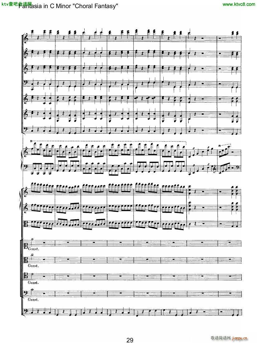 Beethoven op 80 Choral Fantasy ��(����V)14