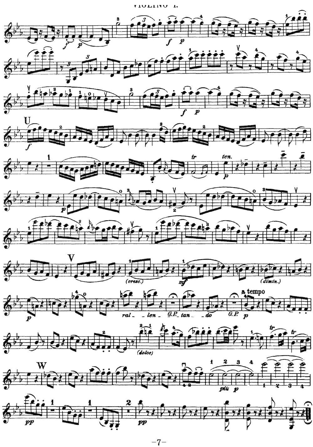 Mozart Quartet No 16 in Eb Major K 428 Violin 1(ʮ�ּ�����)7