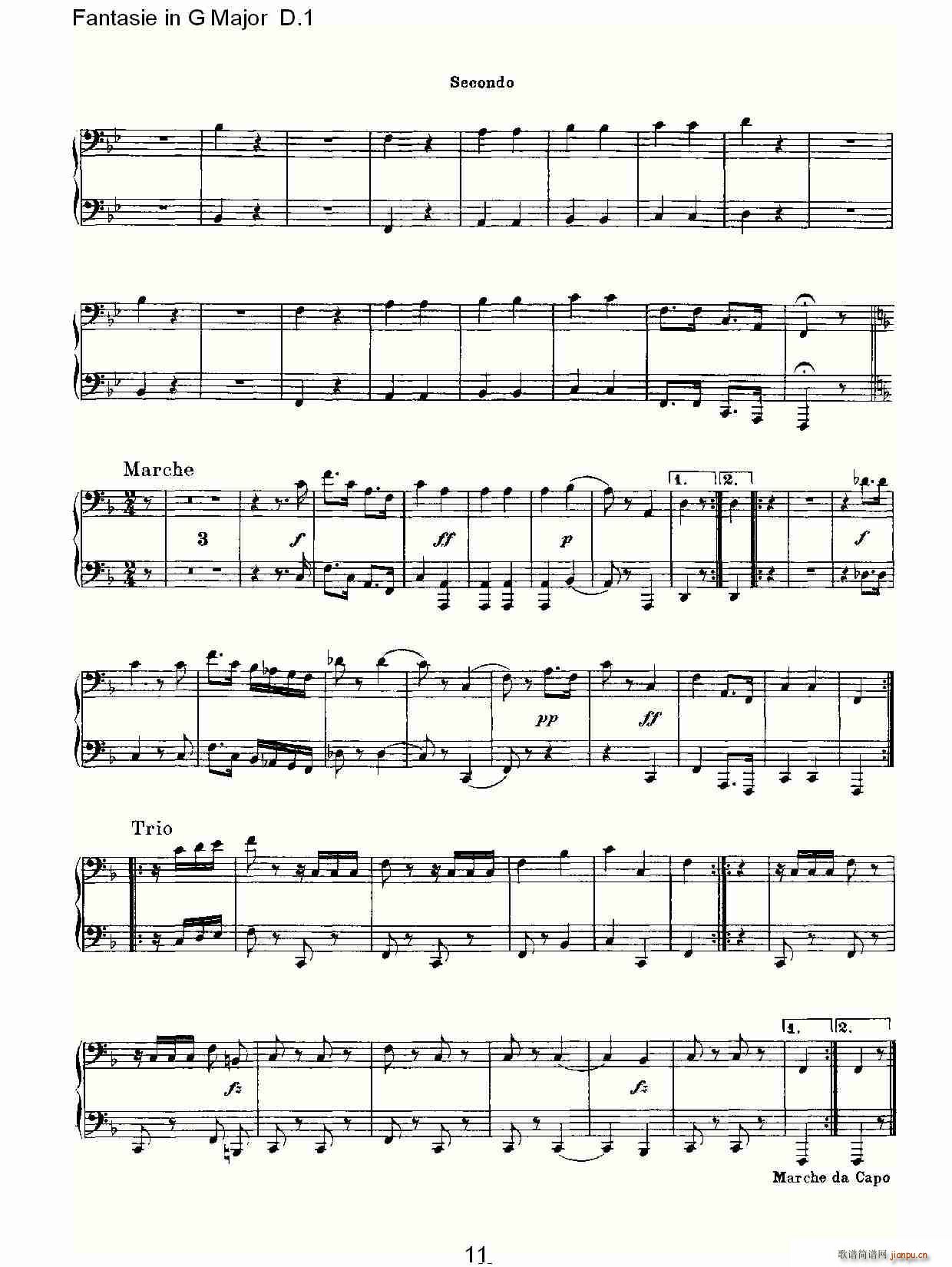 Fantasie in G Major D.1(ʮ�ּ�����)11