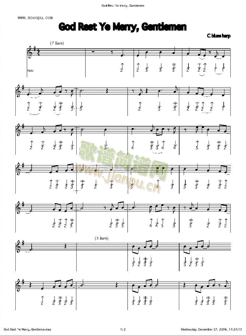 godrestyemerry,gentlemen�����V(������(l�� )�V)1