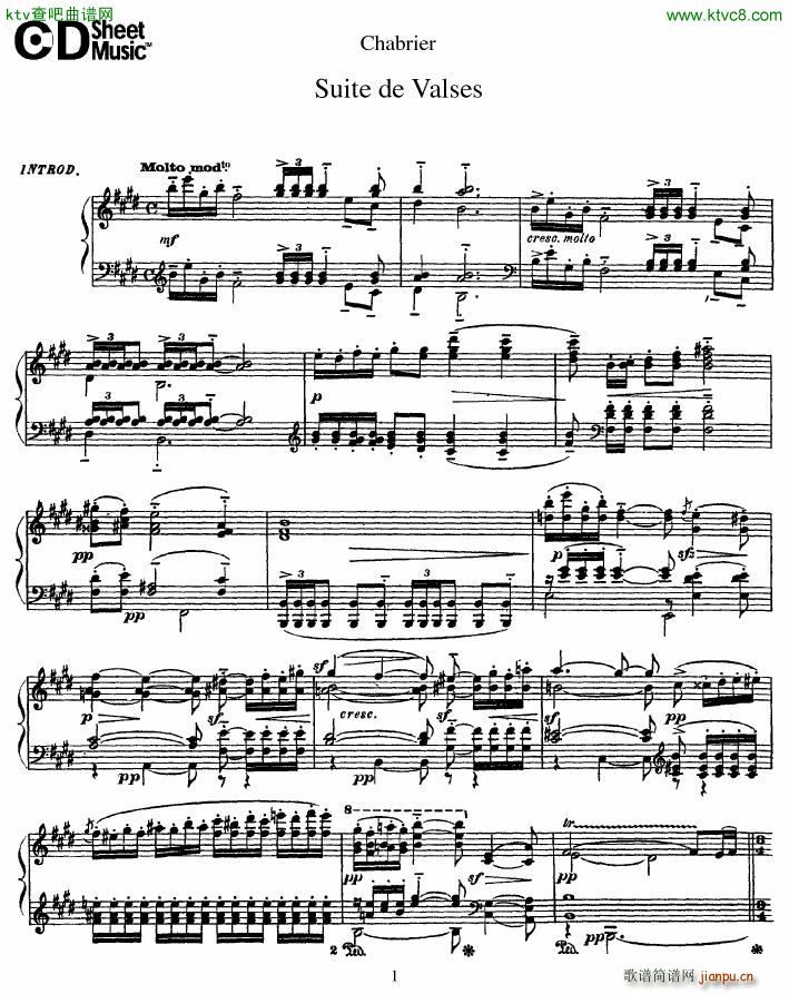 Chabrier Suite de Valses(����V)1