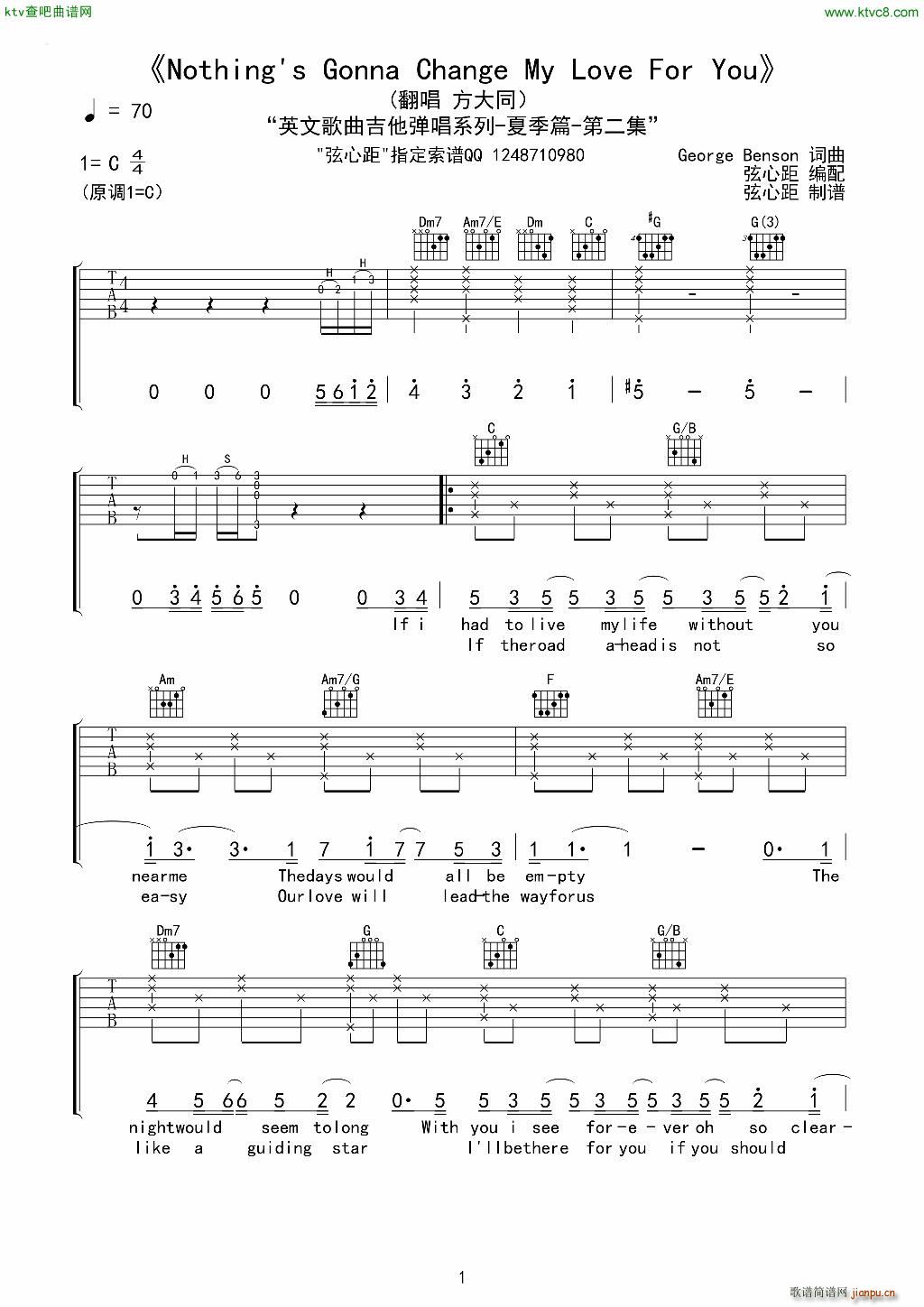 Nothing s gonna change my love for you ����(�����V)1