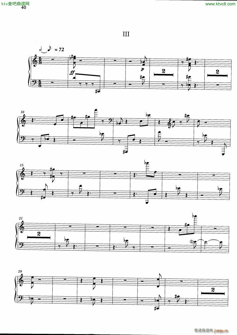 Feldman Nature Pieces for Piano(����V)7