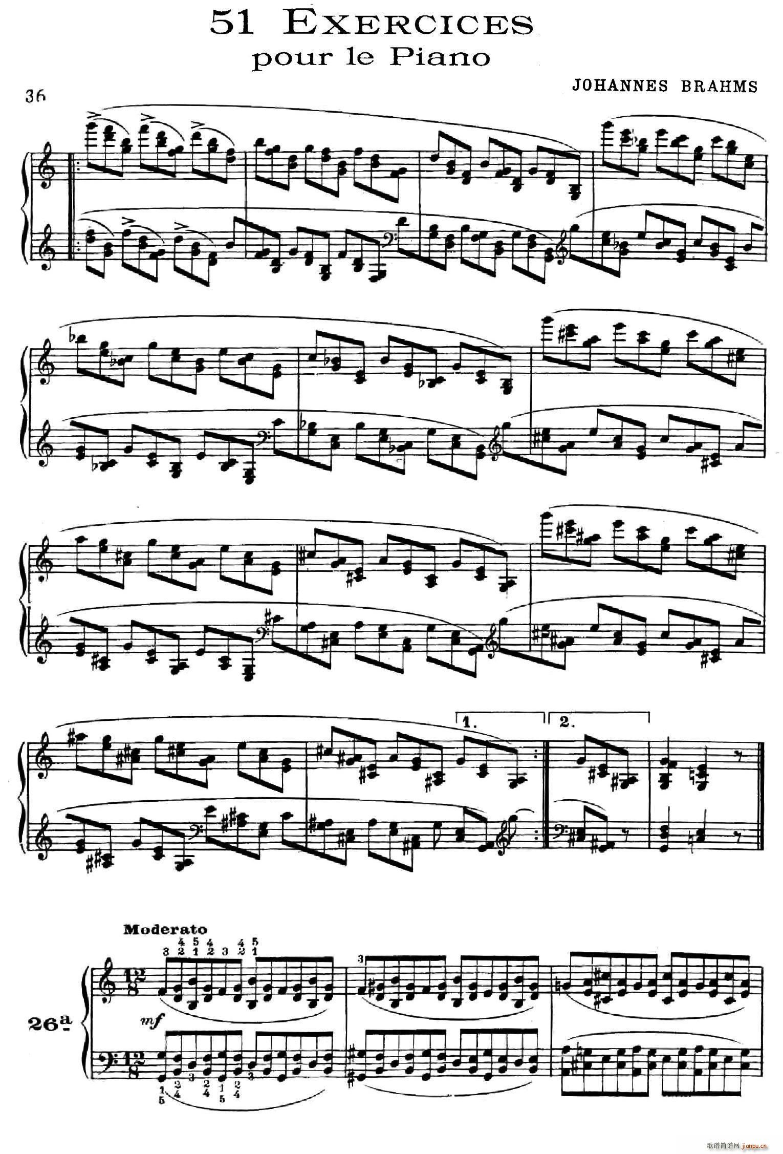 51 Exercises WoO 6 51����پ��� 26 30(����V)1