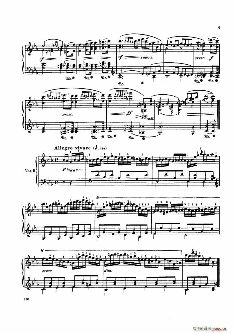 Czerny op 33 Rode Variationen(����V)7