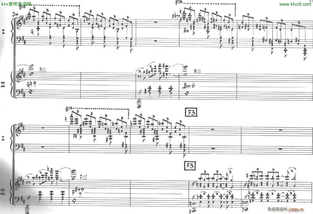 Bolling Sonata for Two Pianist no 2 Part3(����V)10