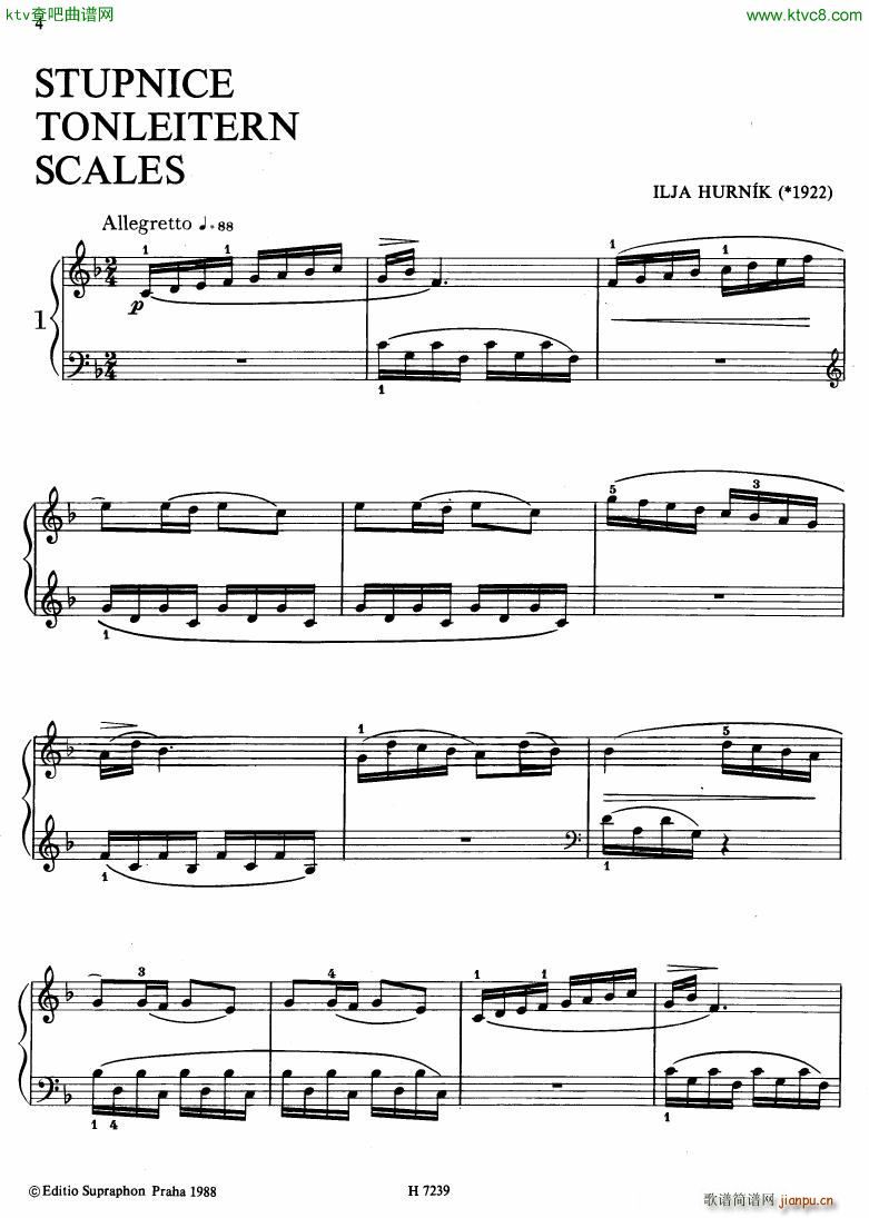 Hurnik piano etudes(����V)1