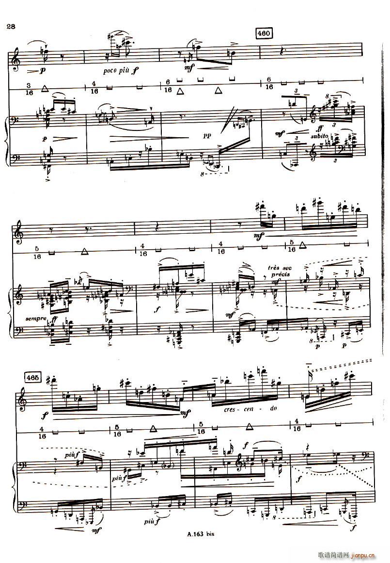Boulez Sonatine Pour Flute Et Piano(����V)18