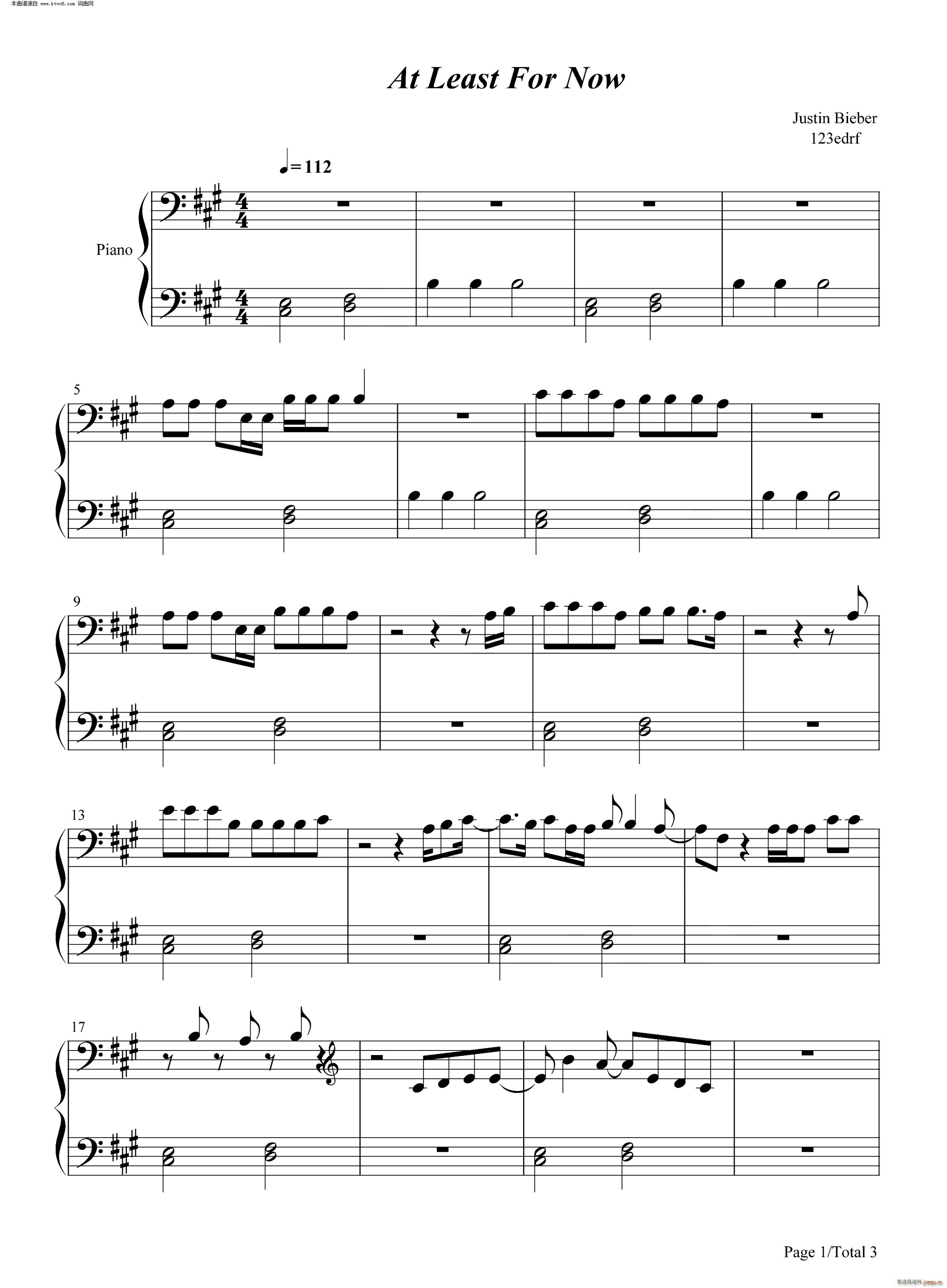 At Least For Now(����V)1