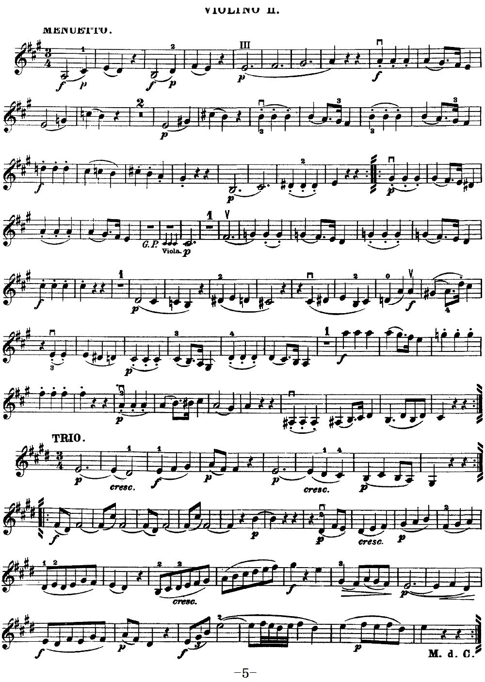 Mozart Quartet No 18 in A Major K 464 Violin 2(ʮ�ּ�����)5