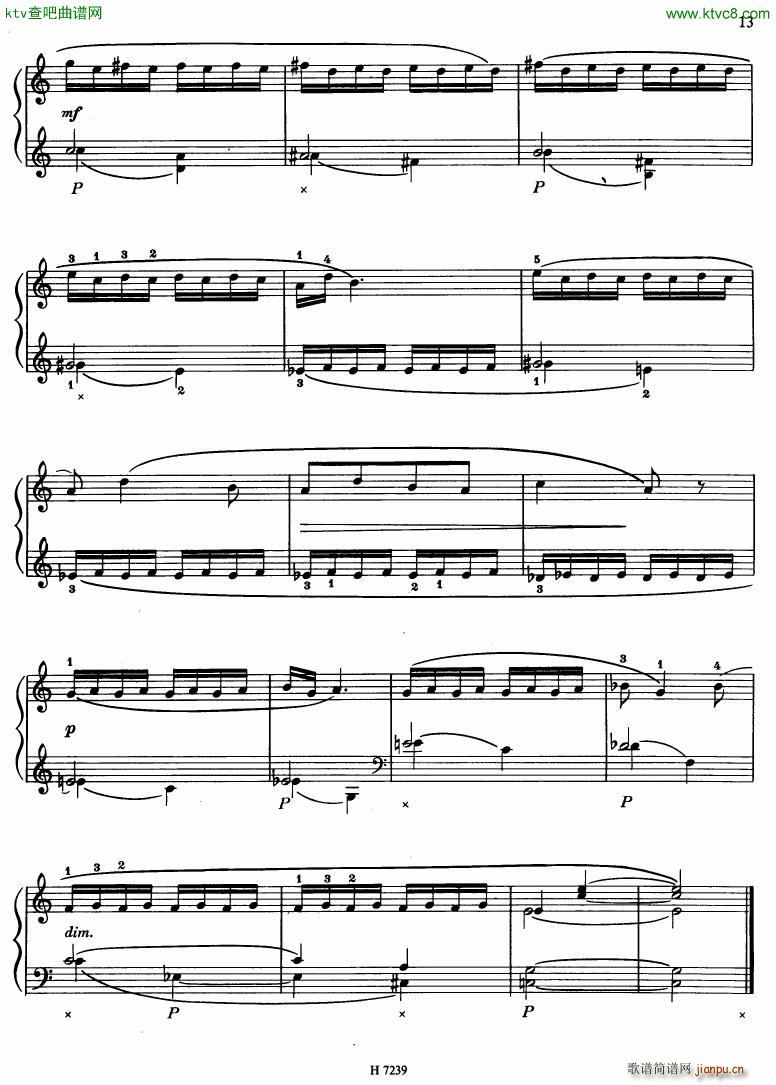 Hurnik piano etudes(����V)10