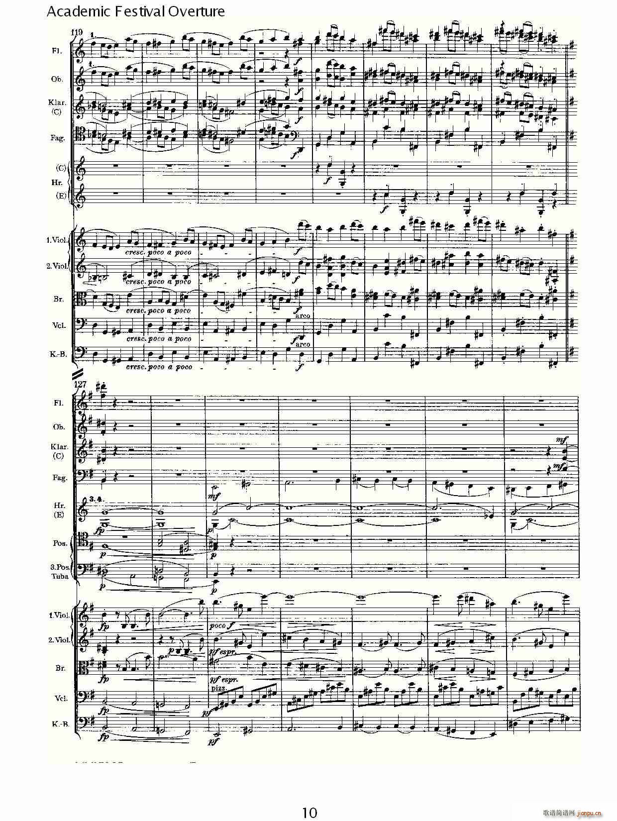 Academic Festival Overture(ʮ�ּ�����)10