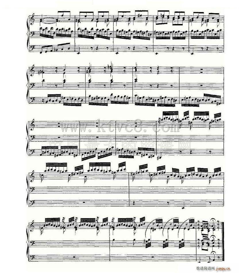 Prelude and Fugue in A Minor BWV 543 ���L(f��ng)���V(ʮ�ּ�����)10