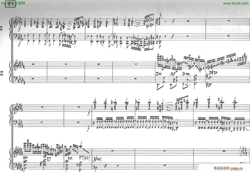 Bolling Sonata for Two Pianist no 2 Part2(����V)12