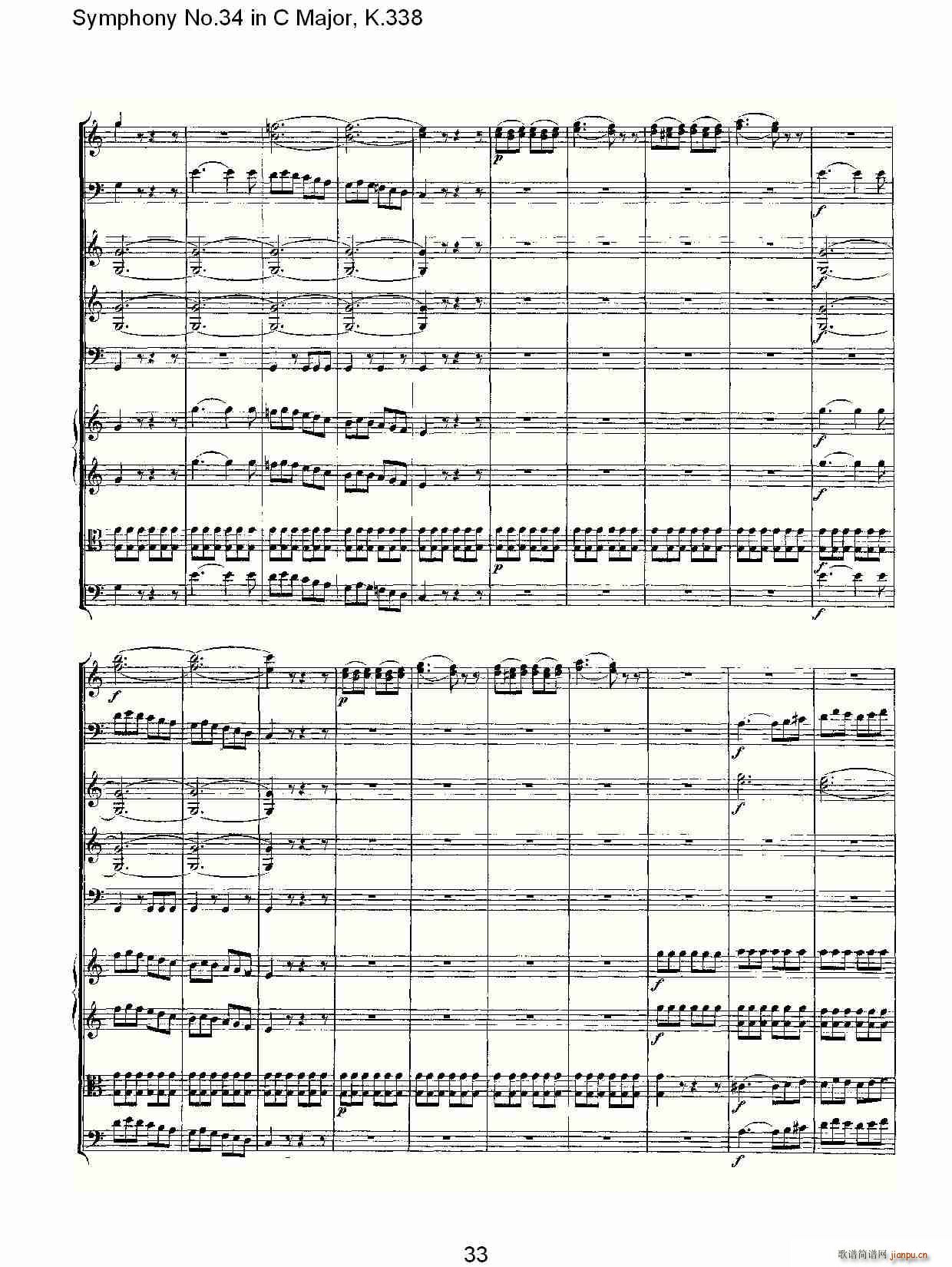 Symphony No.34 in C Major, K.338(ʮ�ּ�����)33