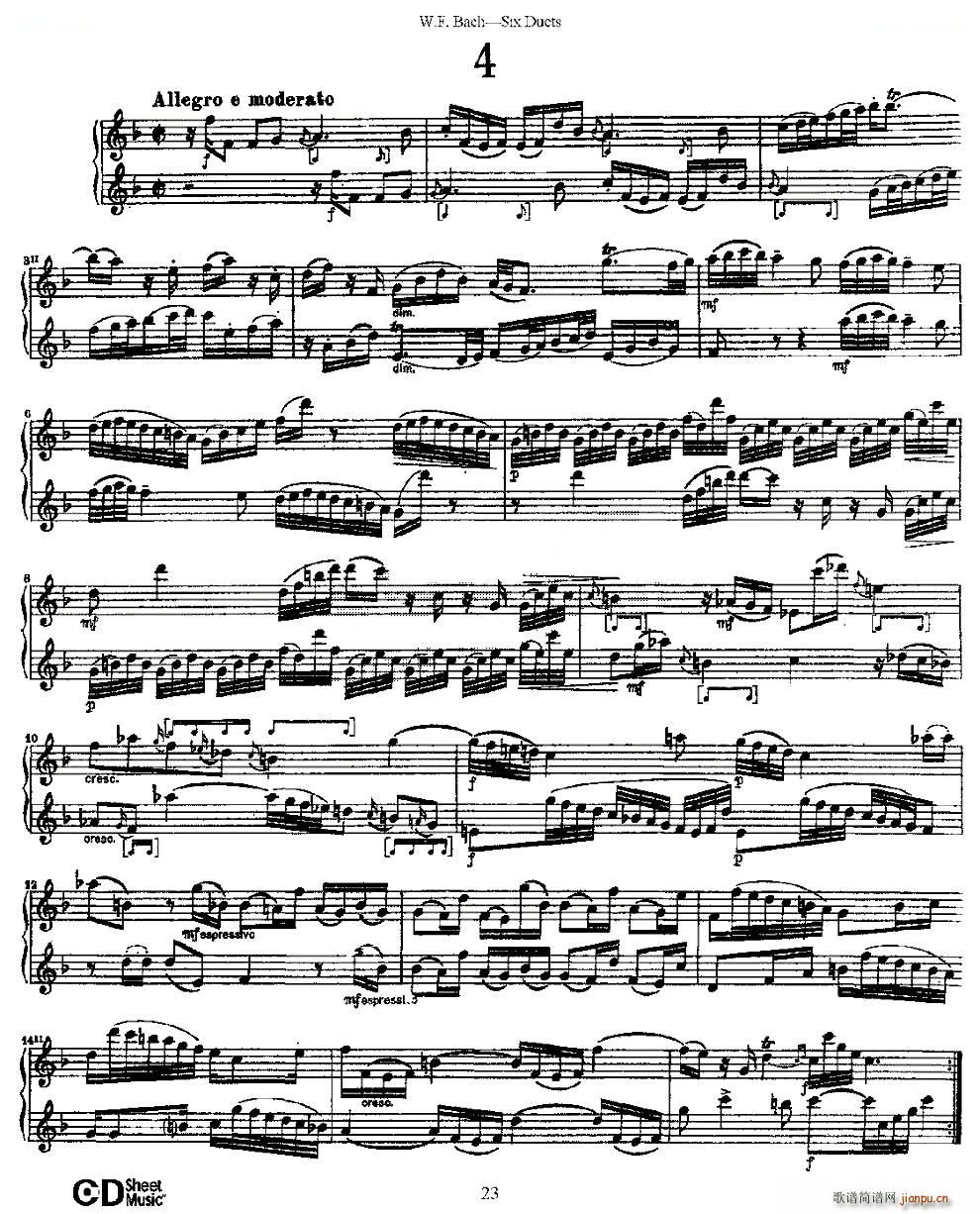 Six Duets ֮�� ���׶����ྚ���� �~��(���V)1