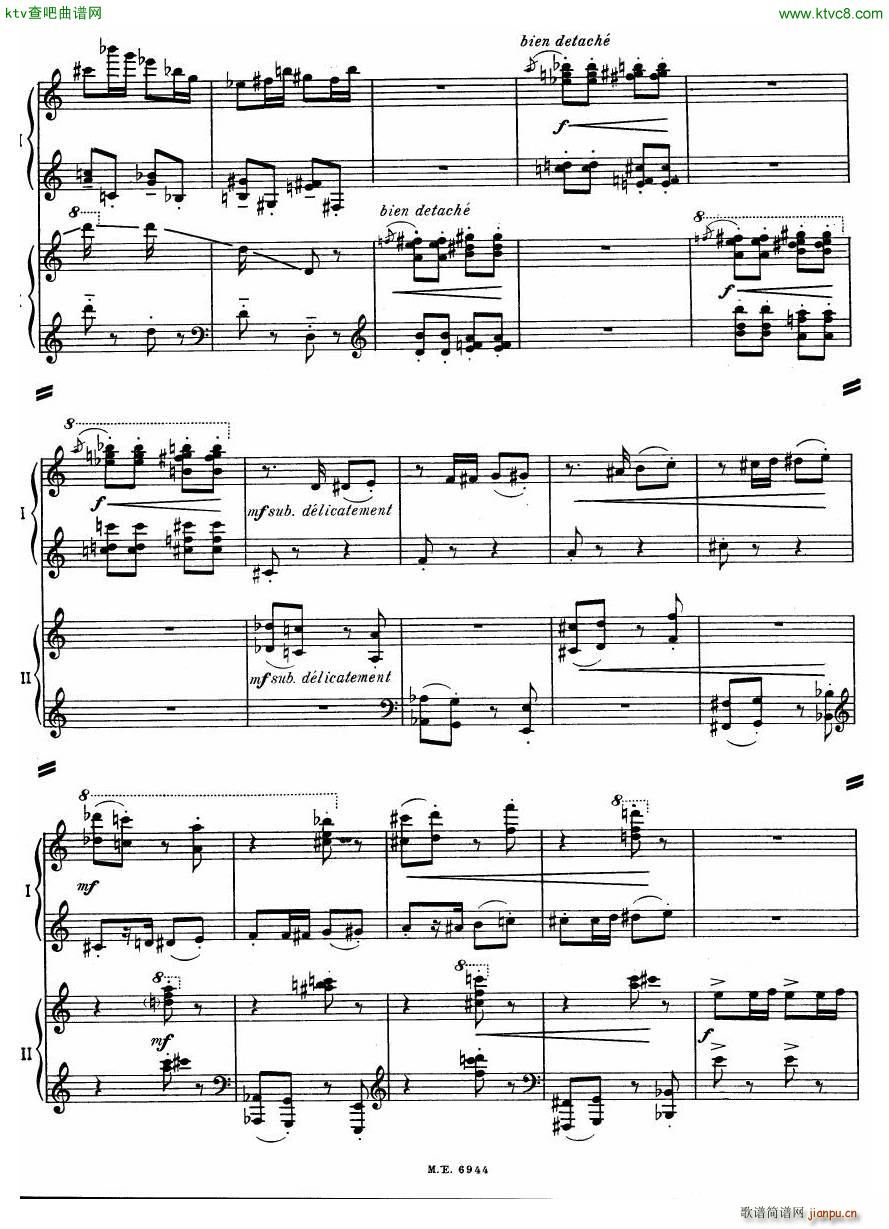 Auric Partita for two pianos(����V)16