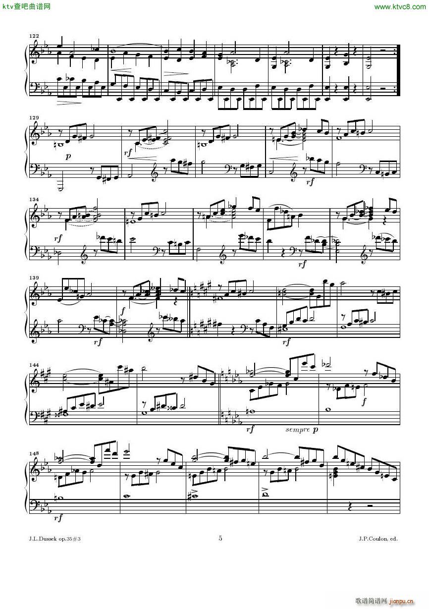 Dussek Sonate No13 op35 No3(����V)5
