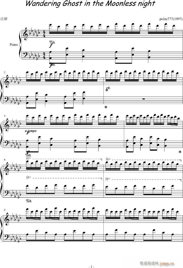 Wandering ghost in the moonless night(����V)1