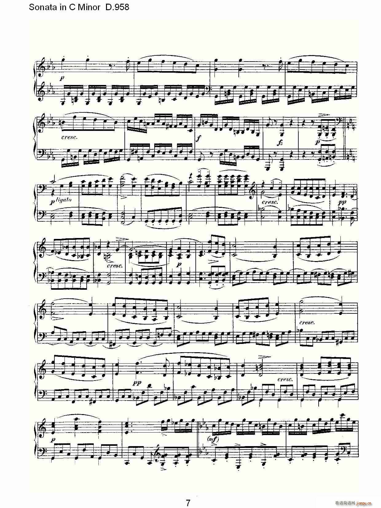 Sonata in C Minor D.958(ʮ�ּ�����)7
