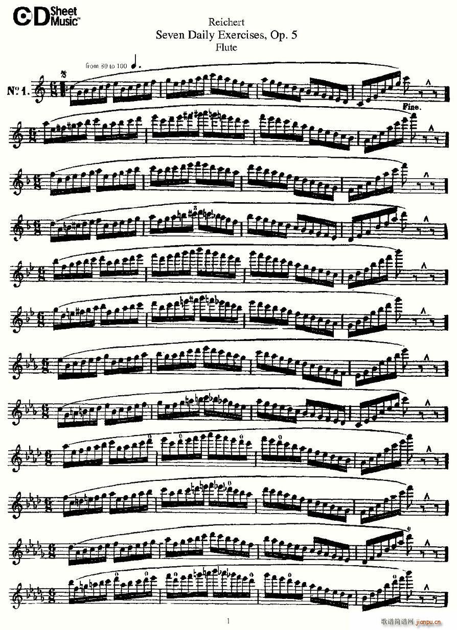 Seven Daily Exercises, Op.5(ʮ�ּ�����)1