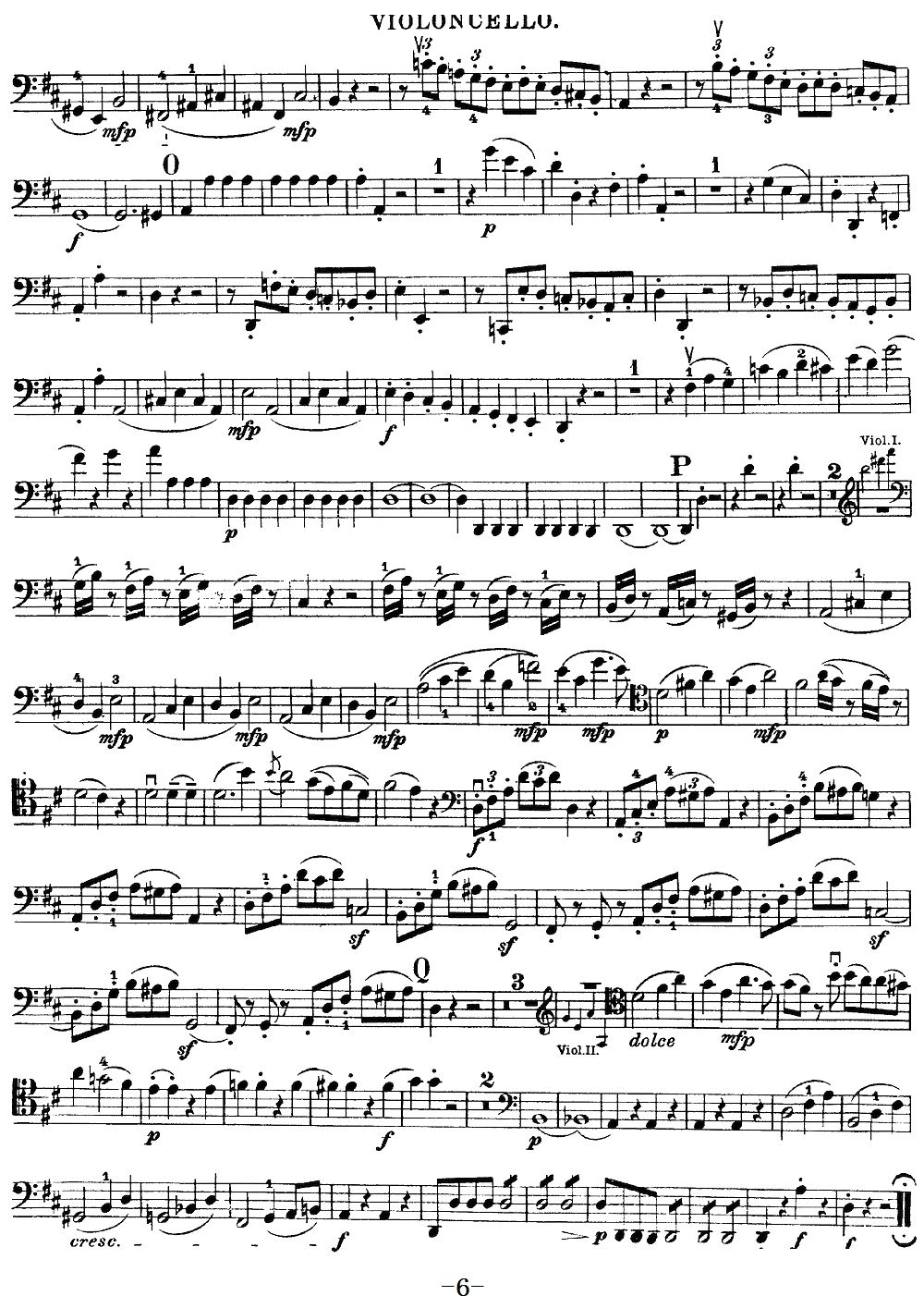 Mozart Quartet No 21 in D Major K 575 Cello(ʮ�ּ�����)6