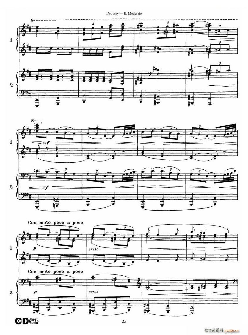 Debussy Printemps II Printemps II(ʮ�ּ�����)25