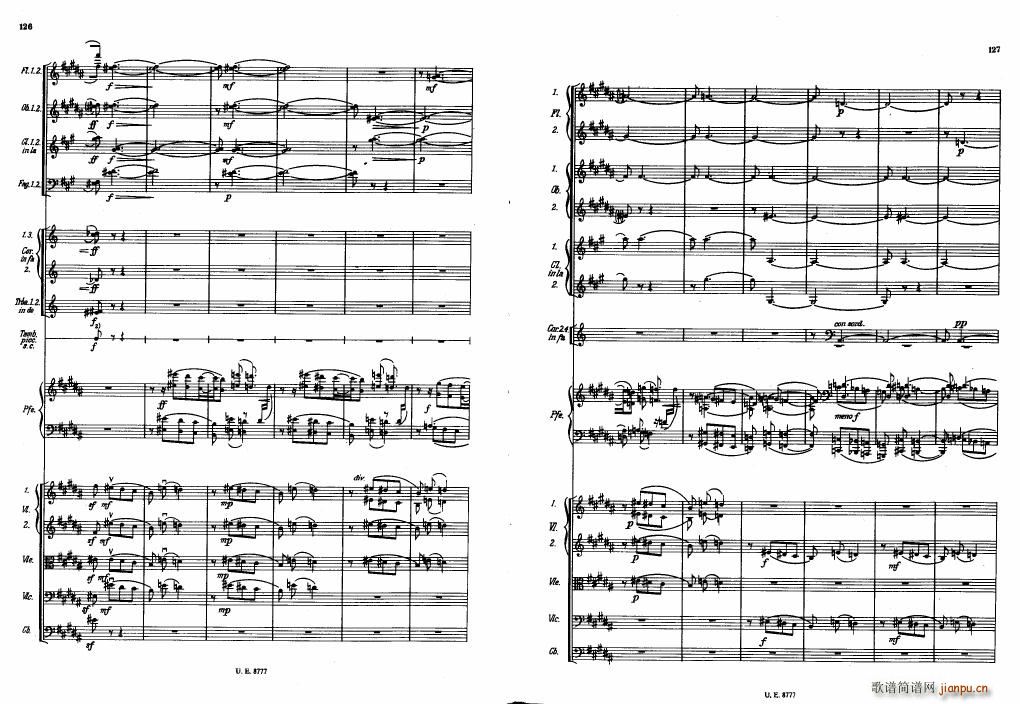 Bartok SZ 83 Piano Concerto No1 Full Score ��(����V)23