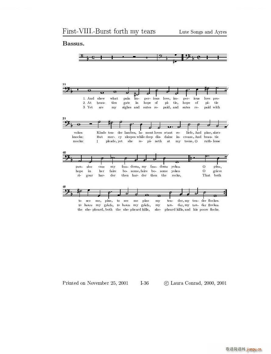 Dowland Lute Music һ Lute Music һ(ʮ�ּ�����)42