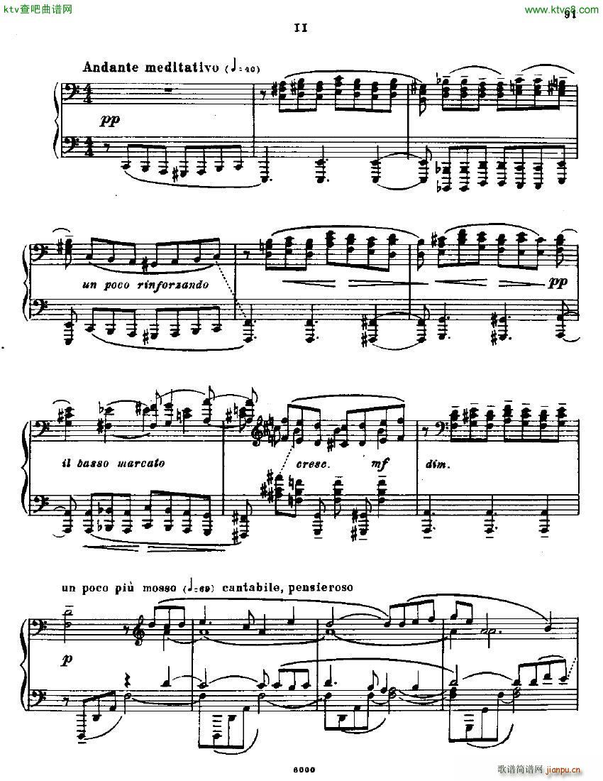 Anatoly Alexandrov Opus 19 Sonata no 4(����V)20