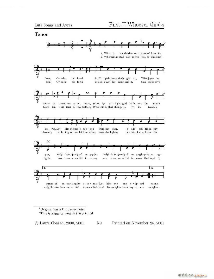 Dowland Lute Music һ Lute Music һ(ʮ�ּ�����)15