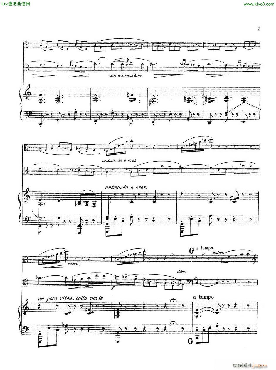 Drigo Meditation Viola Cello Piano(����V)16