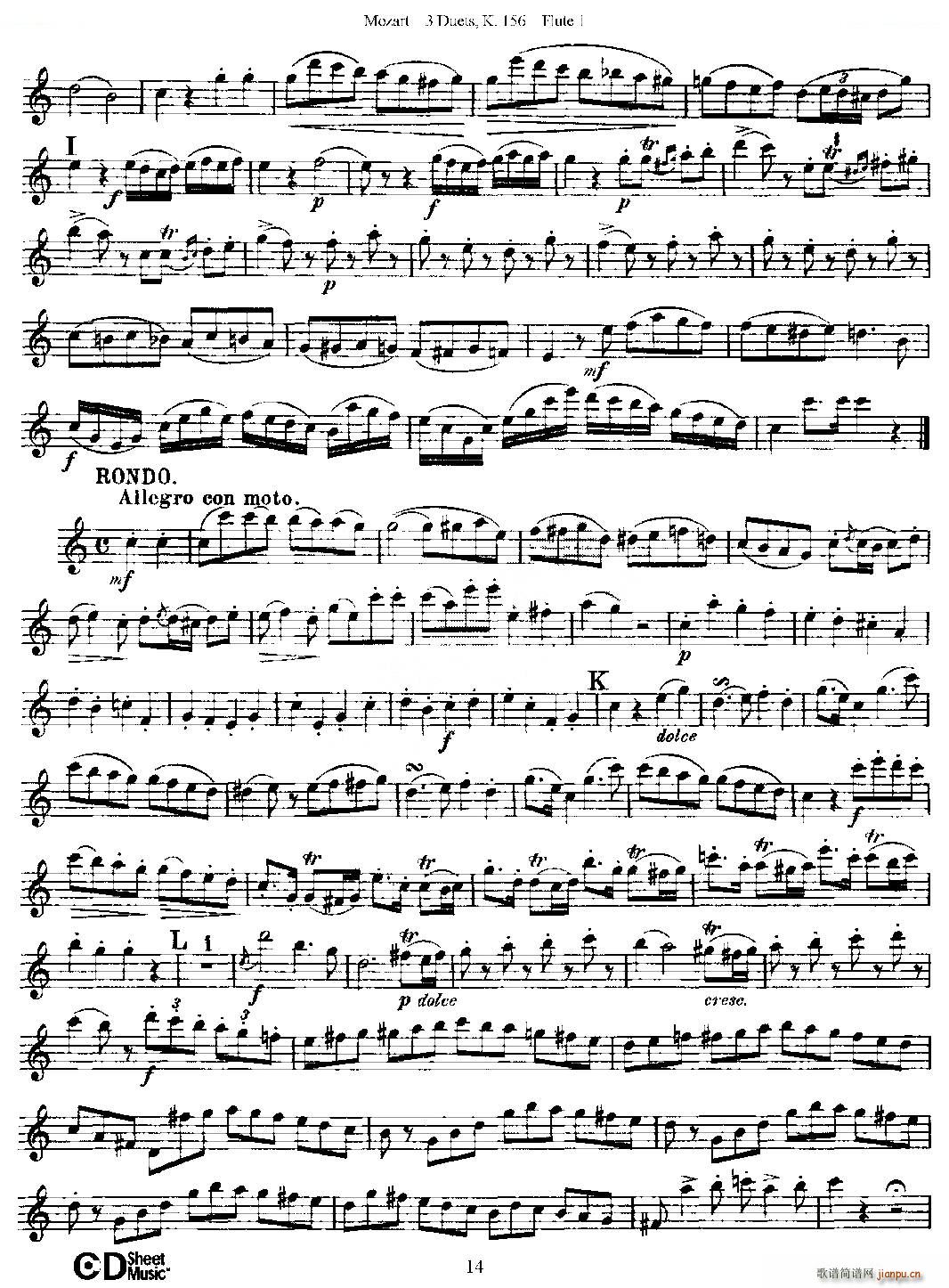 3 Duets K 156 ֮��һ�L(ch��ng)�� ���������� K156̖ �~��(�Ѻ��V)14